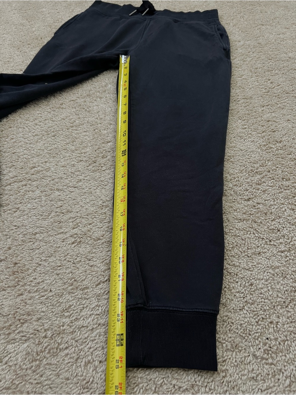 Athleta Balance Jogger Black Athleisure Sweat Pants Soft Knit Size Small Comfort - Picture 4 of 7